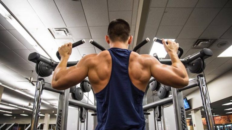 FaZe Censor doing pull ups in the gym, his back and arms looking ripped and...